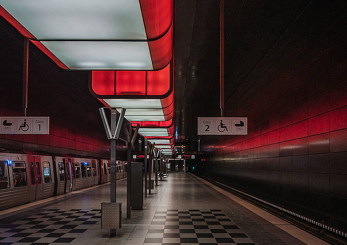 U-Bahnhof Menschenleer 