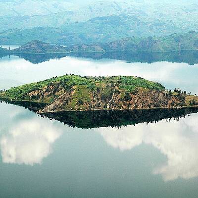 Seenlandschaft Ruanda